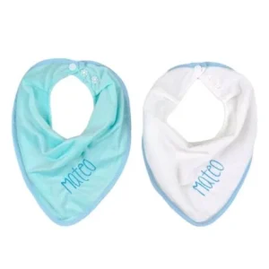 2 Bandanas Secababas Personalizadas Azul – Blanco