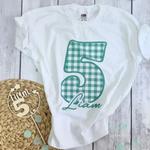 Pack camiseta y topper cumpleaños