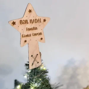 Estrella para abeto de Navidad